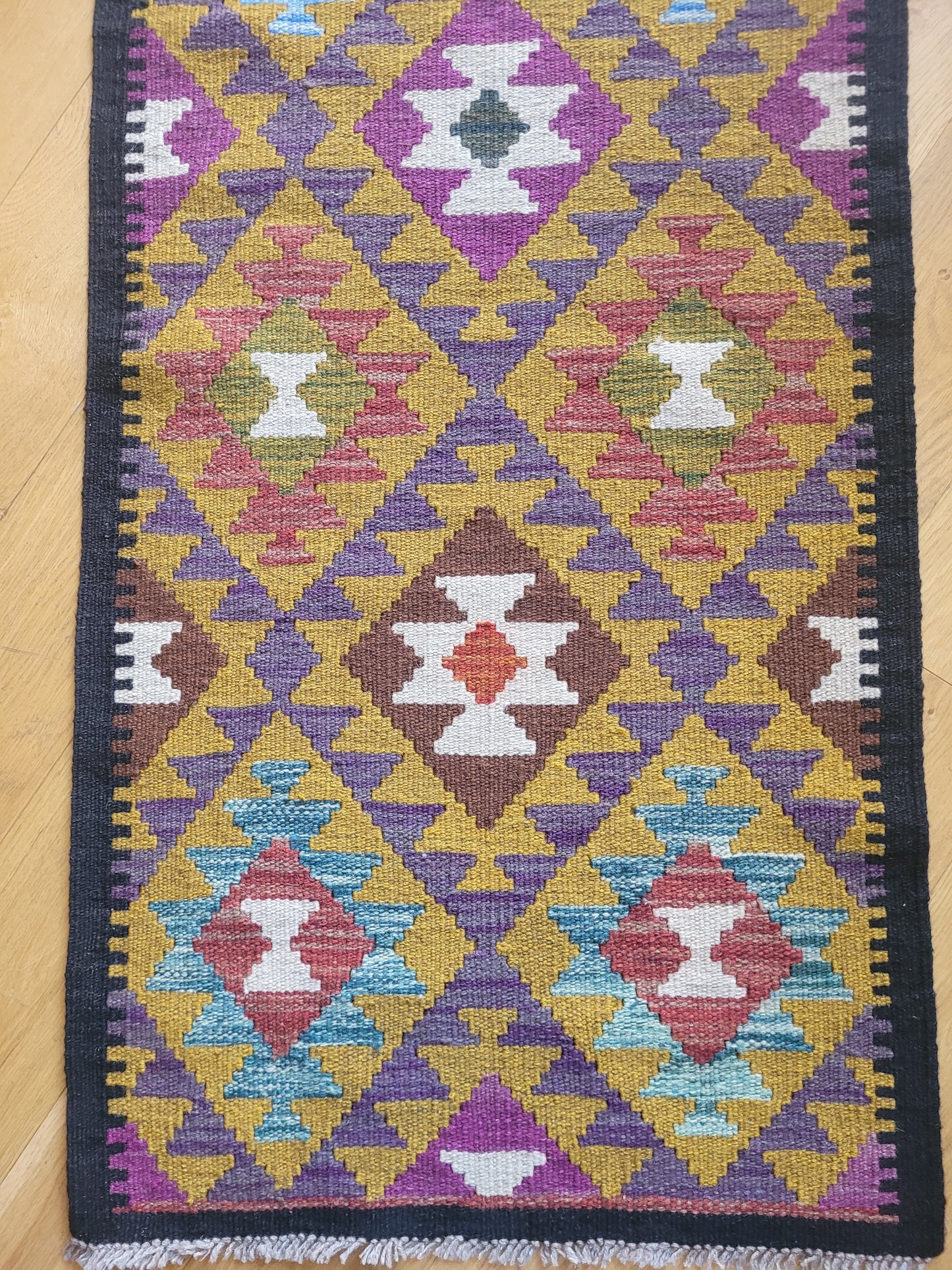 Wool kilim runner