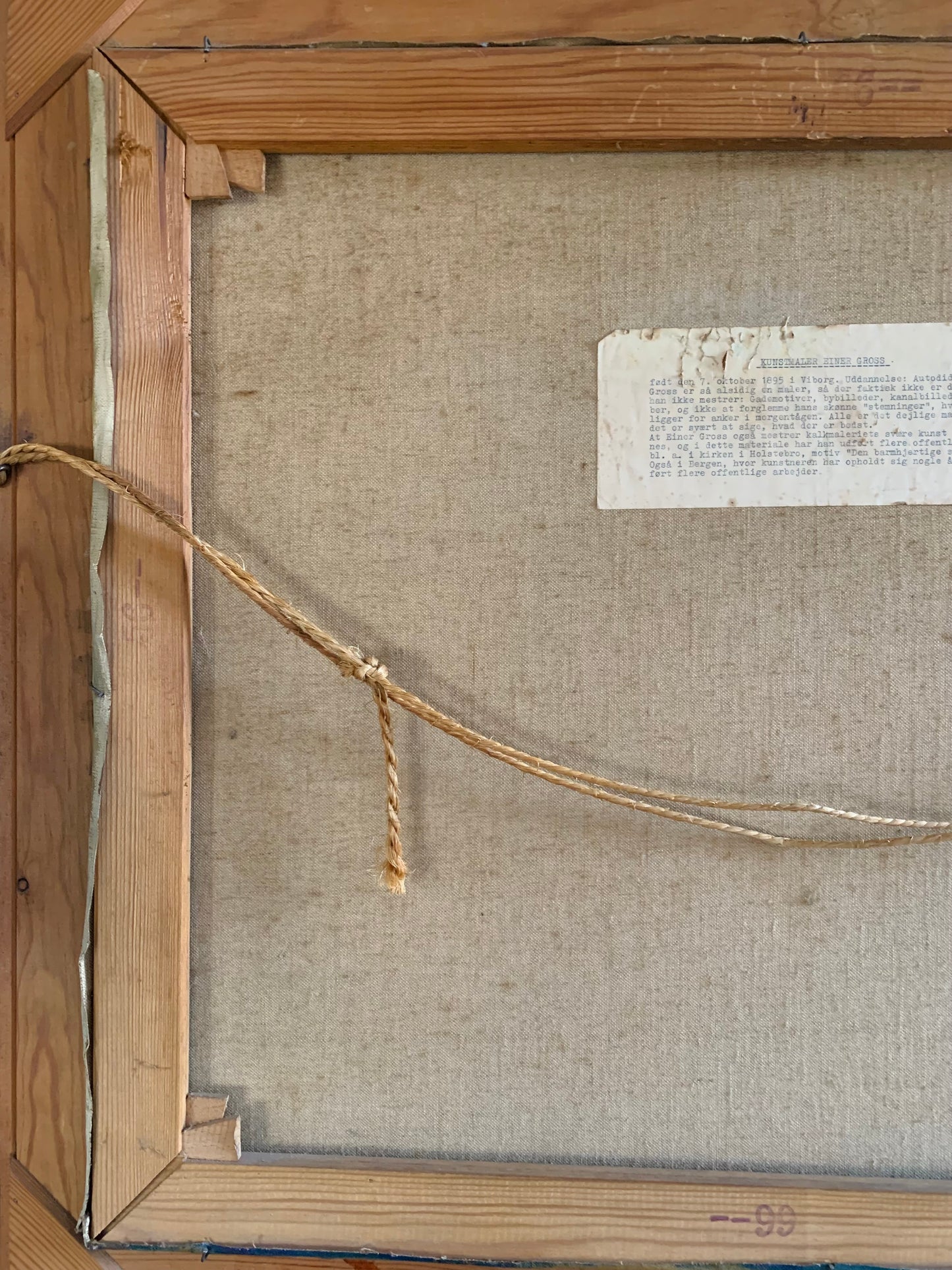 E. Gross, Oil on Canvas