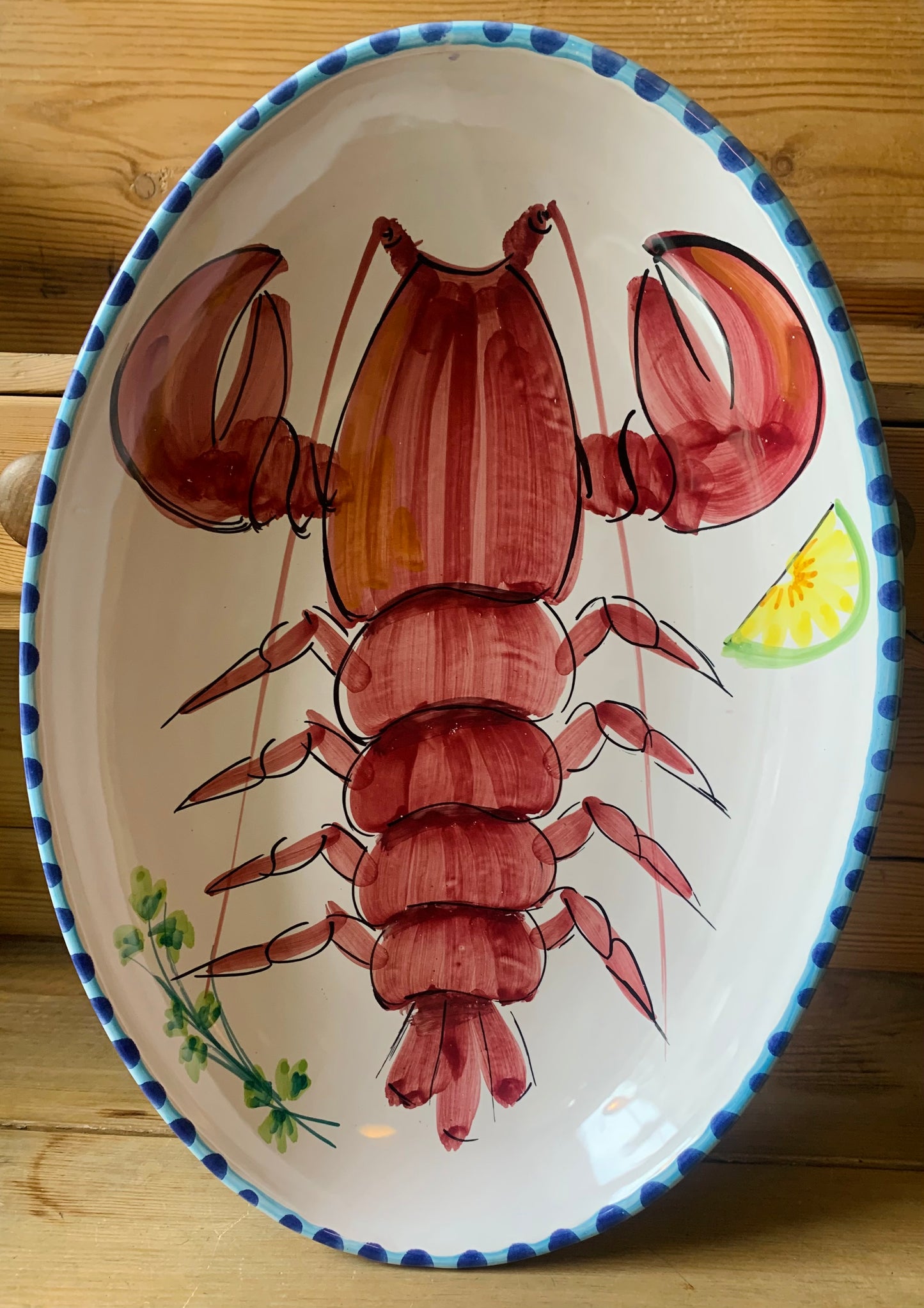 Vietri Lobster plater