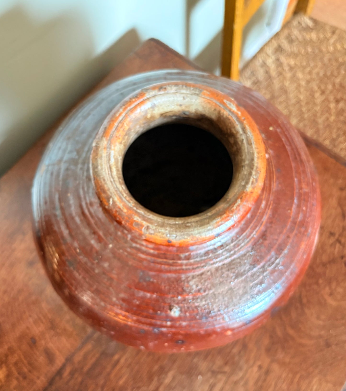 Antique Saltglazed pot.