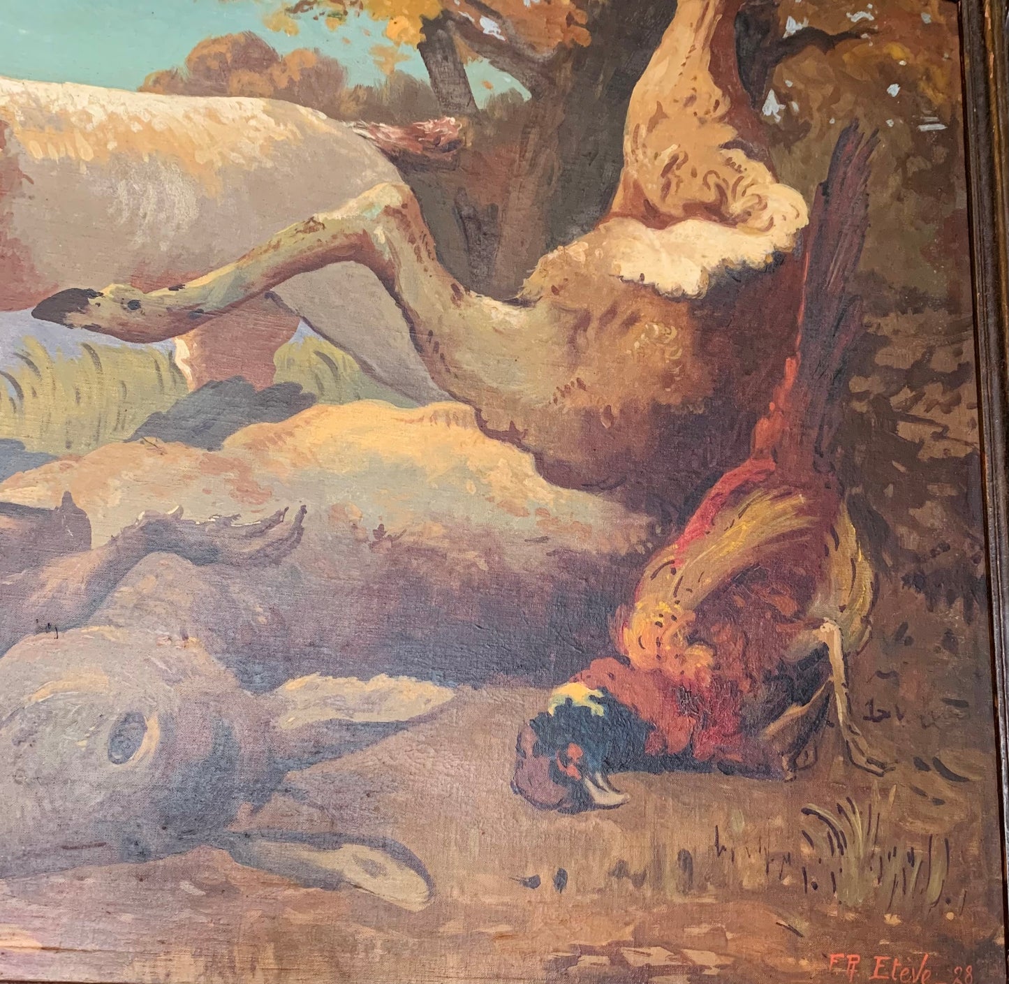 Félix R Eteve, Oil on canvas