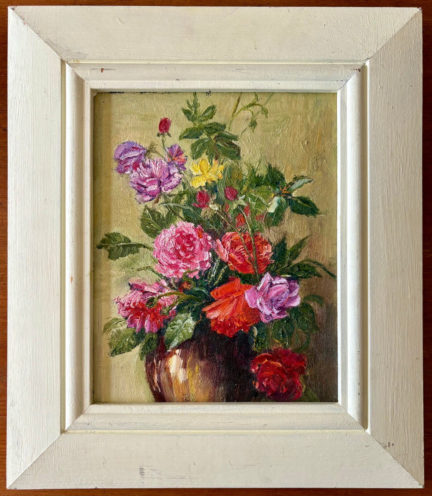 Framed Floral Oil