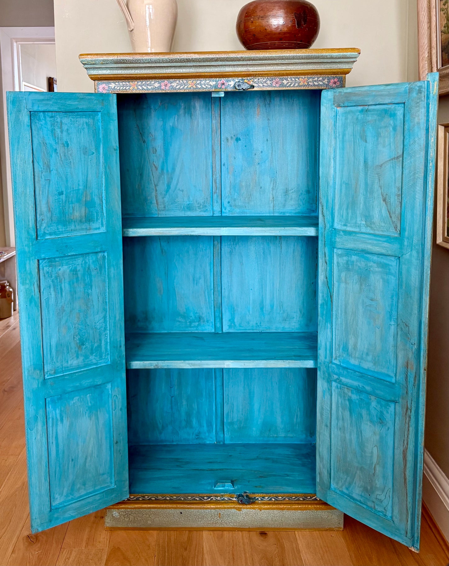 Hand Painted Cupboard