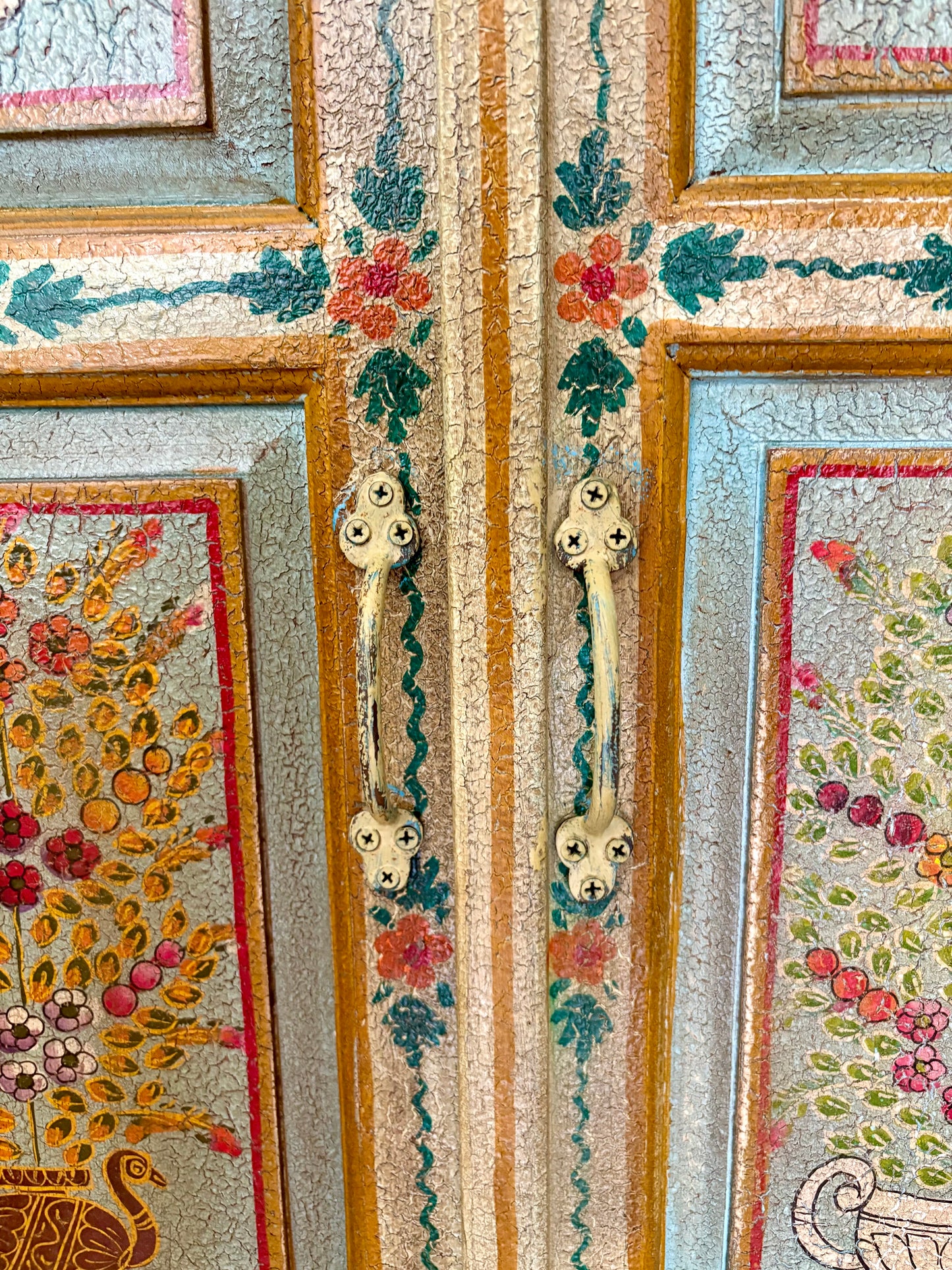 Hand Painted Cupboard