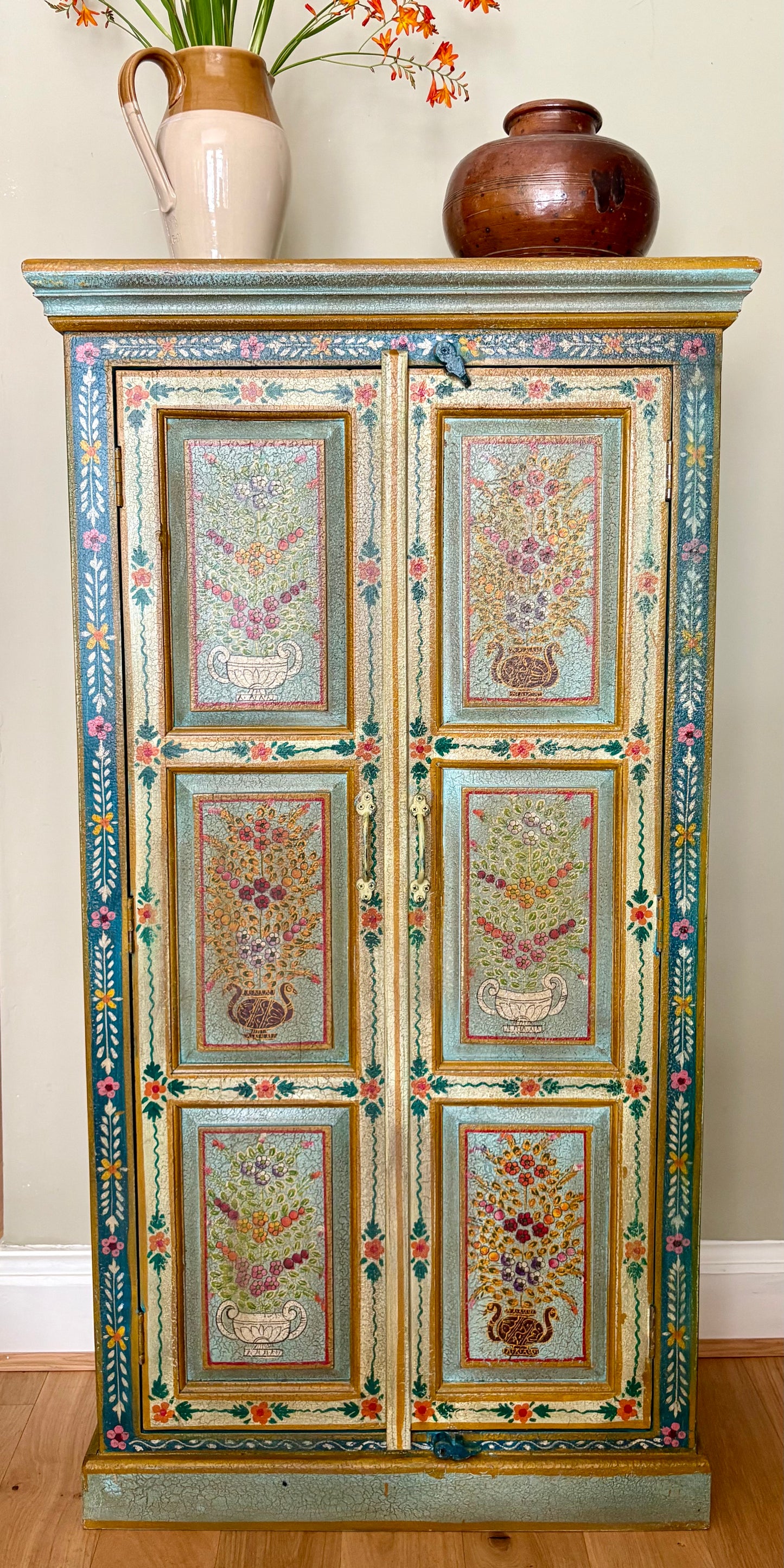 Hand Painted Cupboard