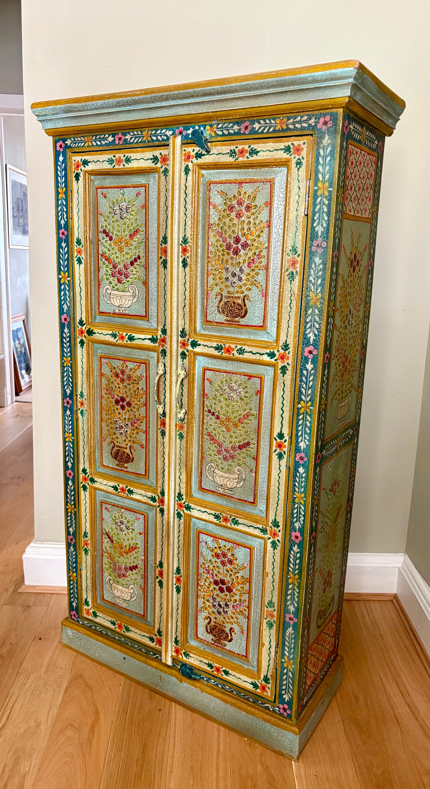 Hand Painted Cupboard
