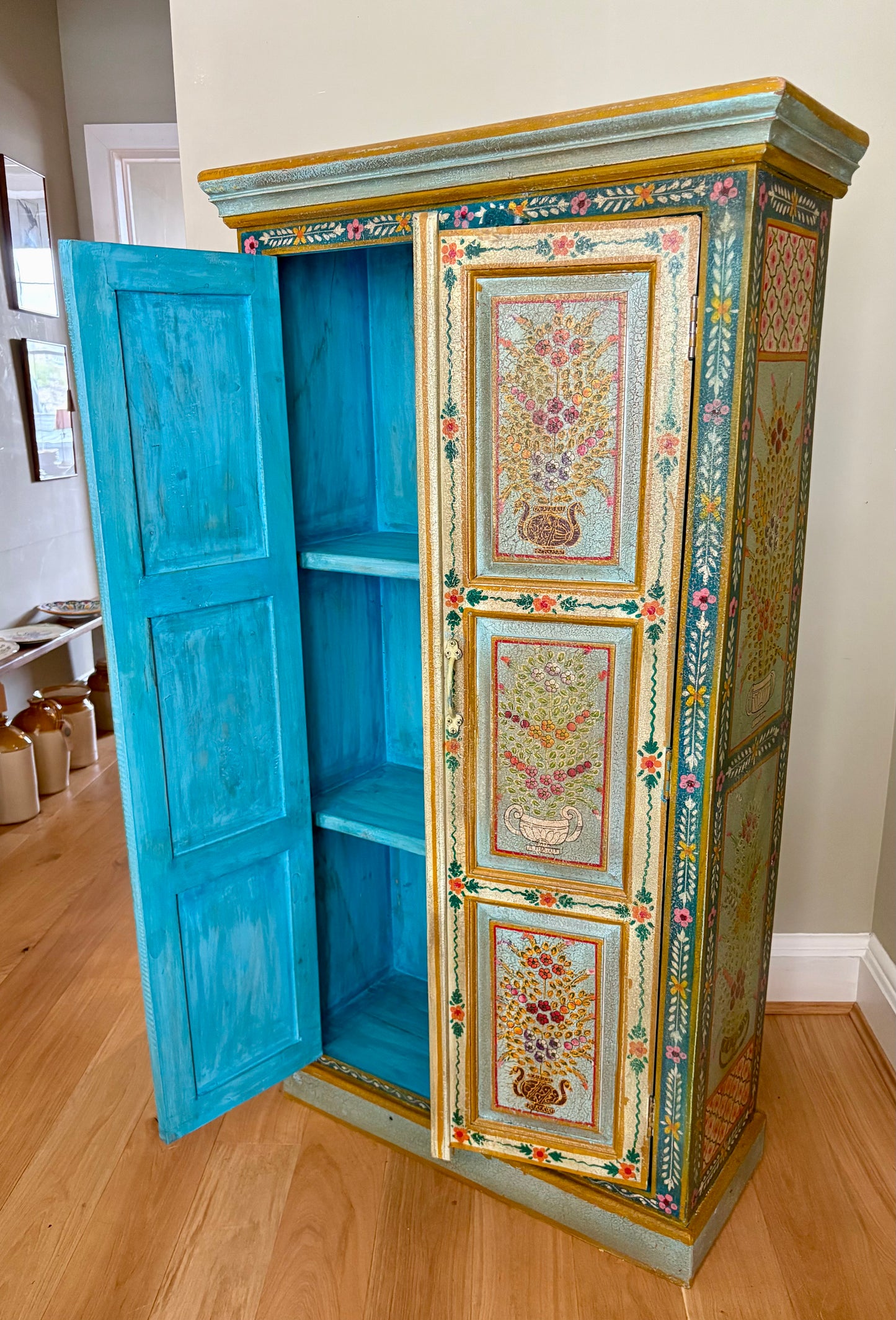 Hand Painted Cupboard