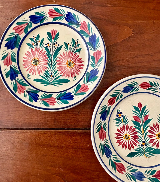 Antique Quimper plates