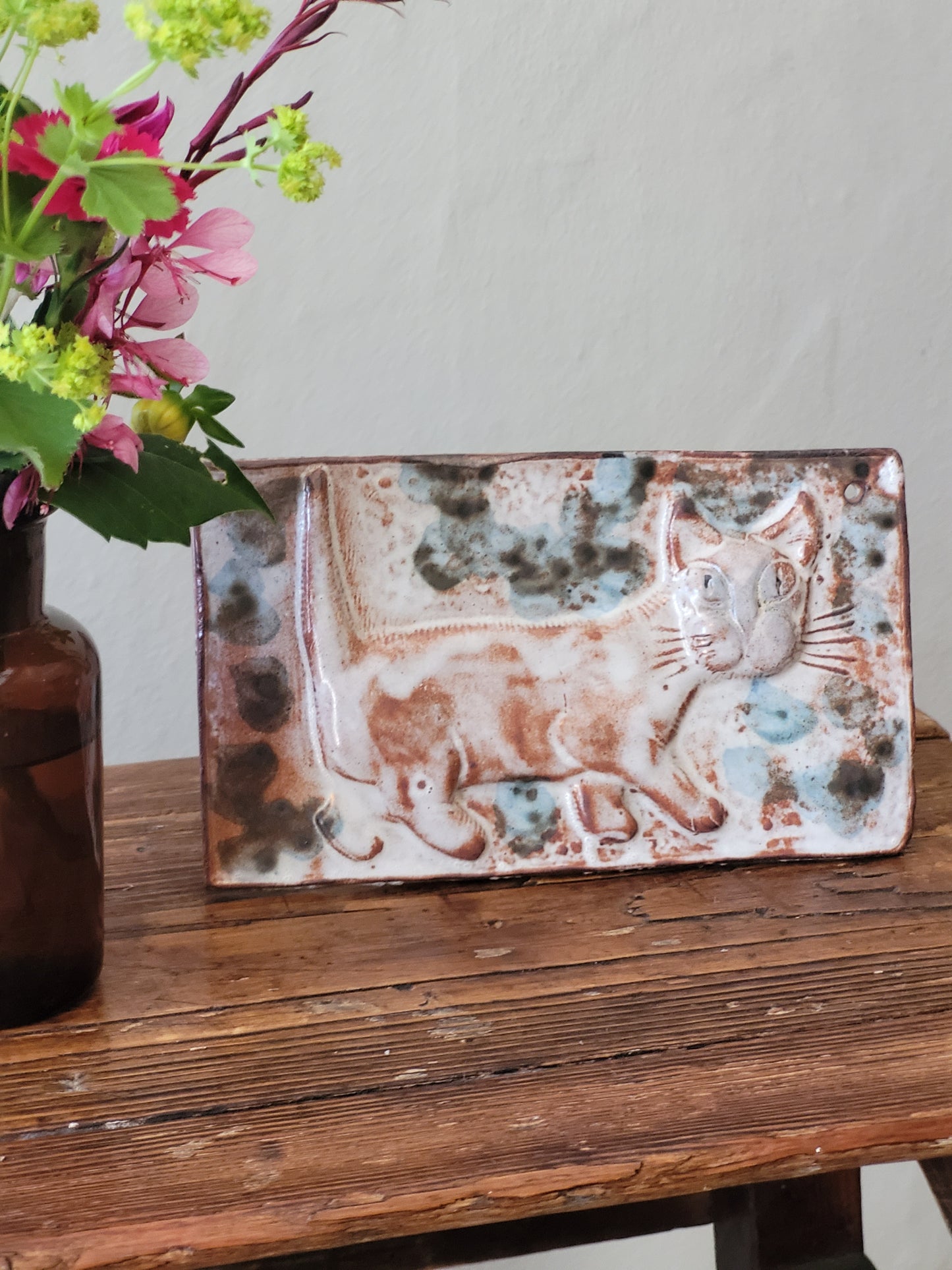 Ceramic relief by Stanislas Reychan
