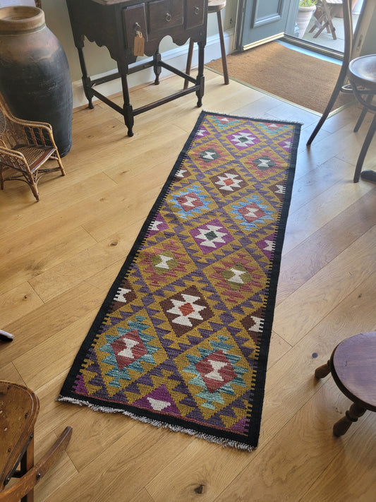 Wool kilim runner