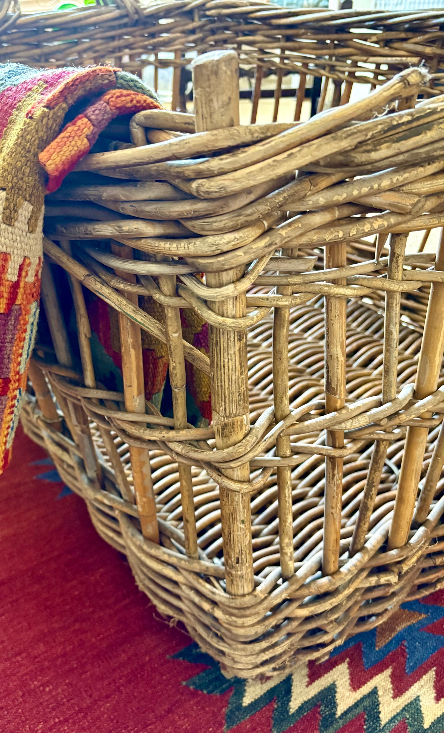 Large Victorian Mill Basket