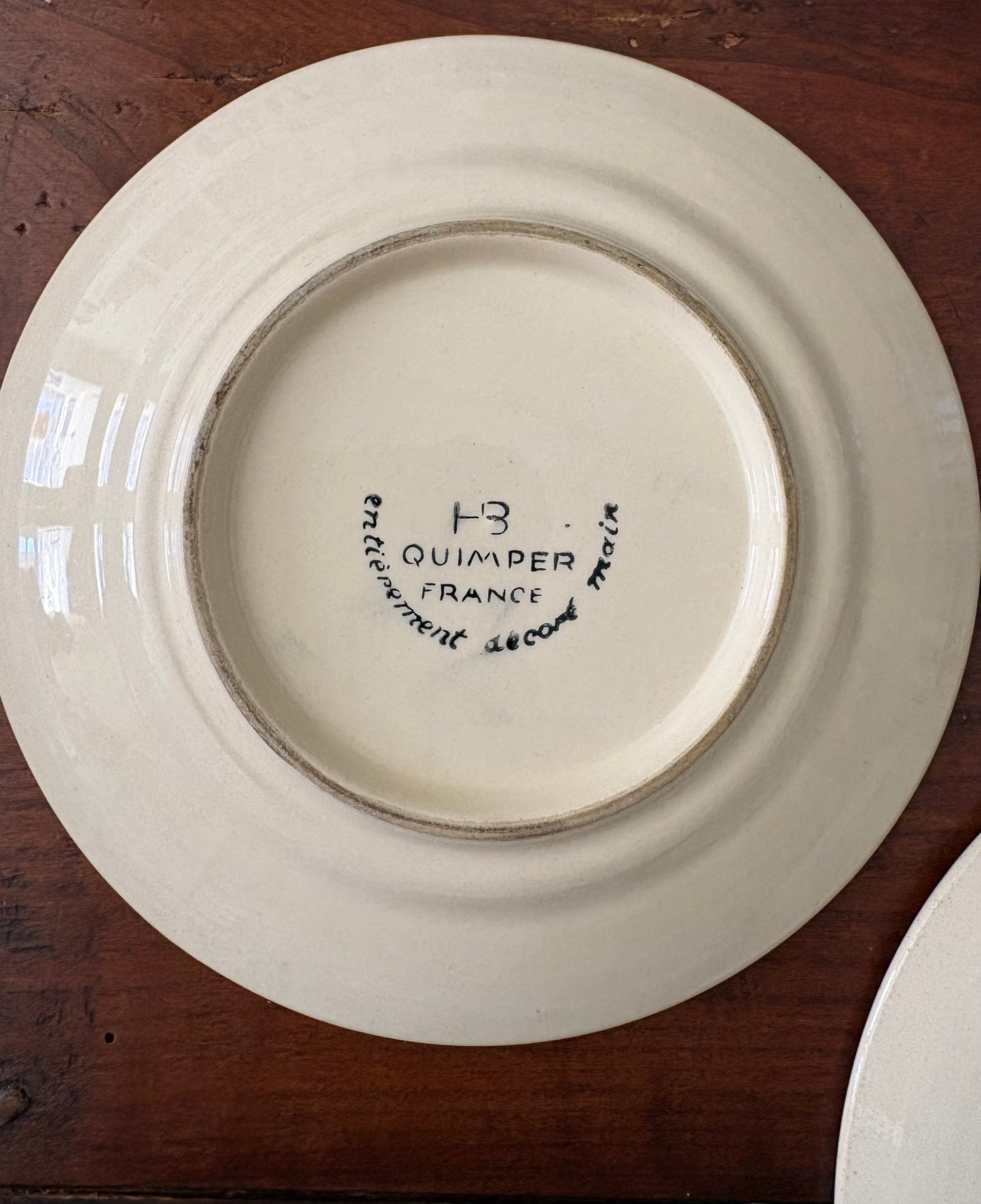 Antique Quimper plates