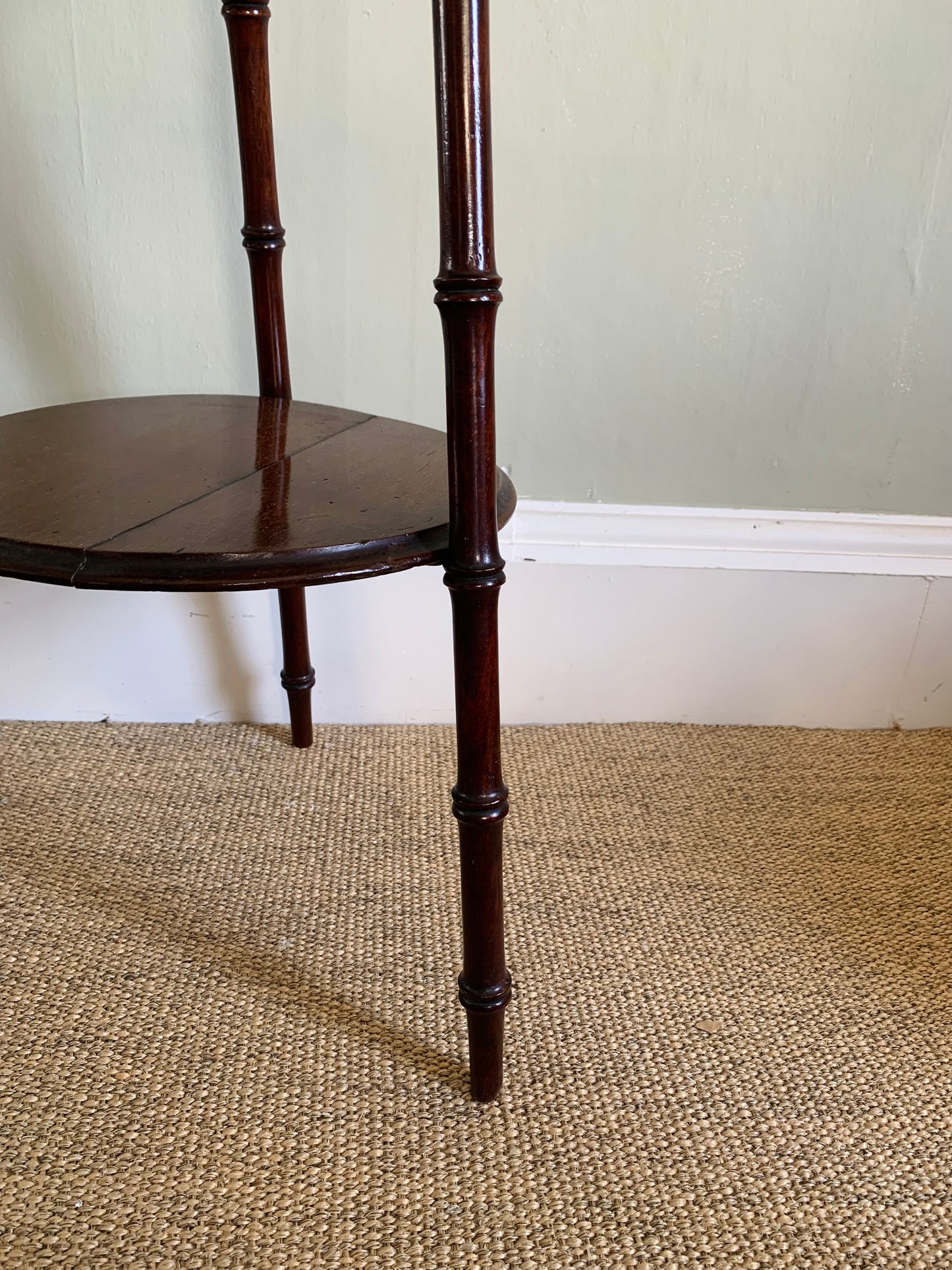 Mahogany plant stand