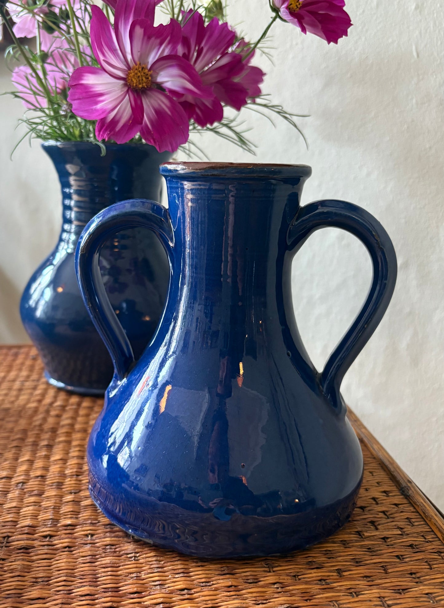 Twin handled vase