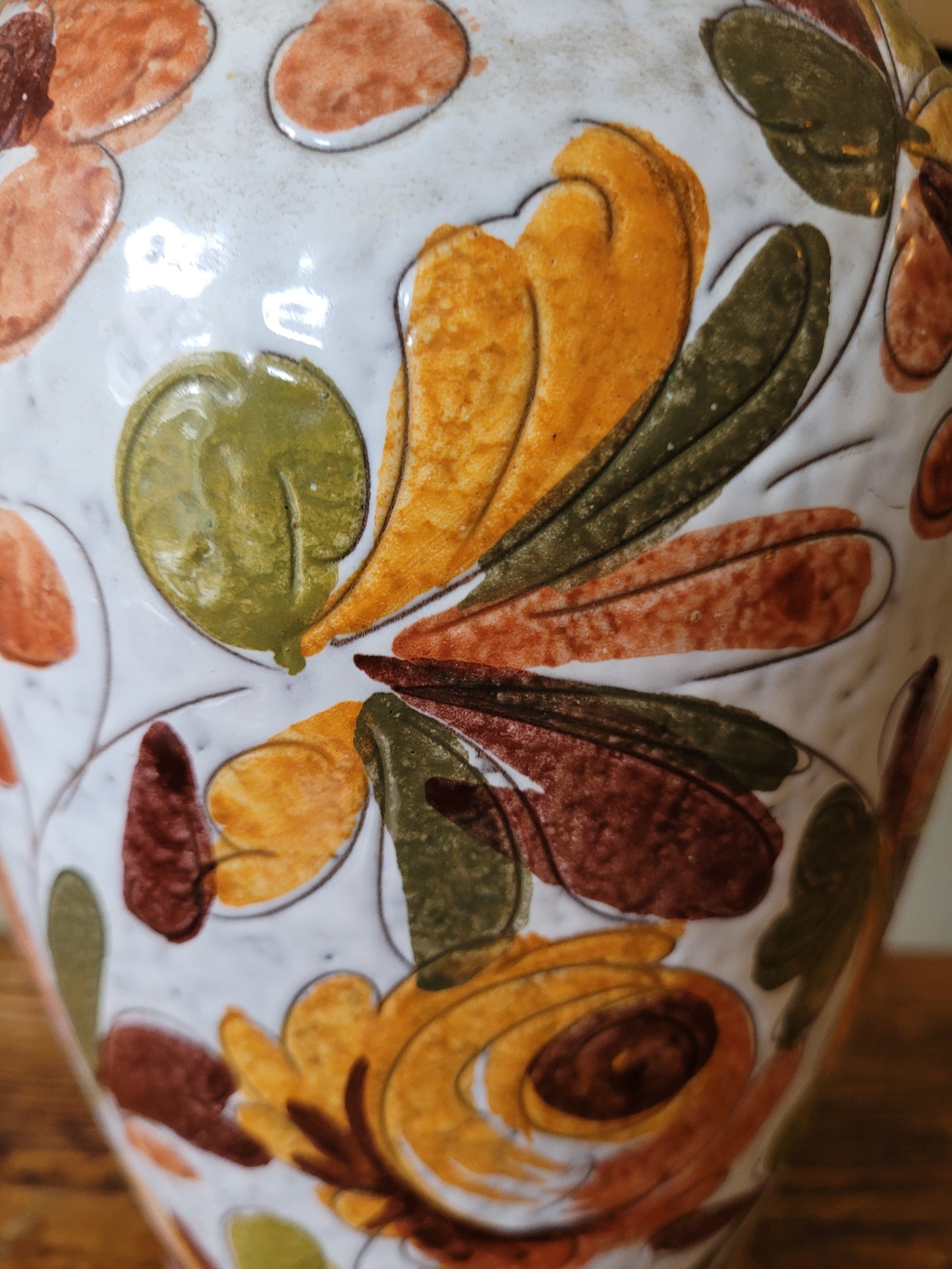 Mid century Italian ceramic vase