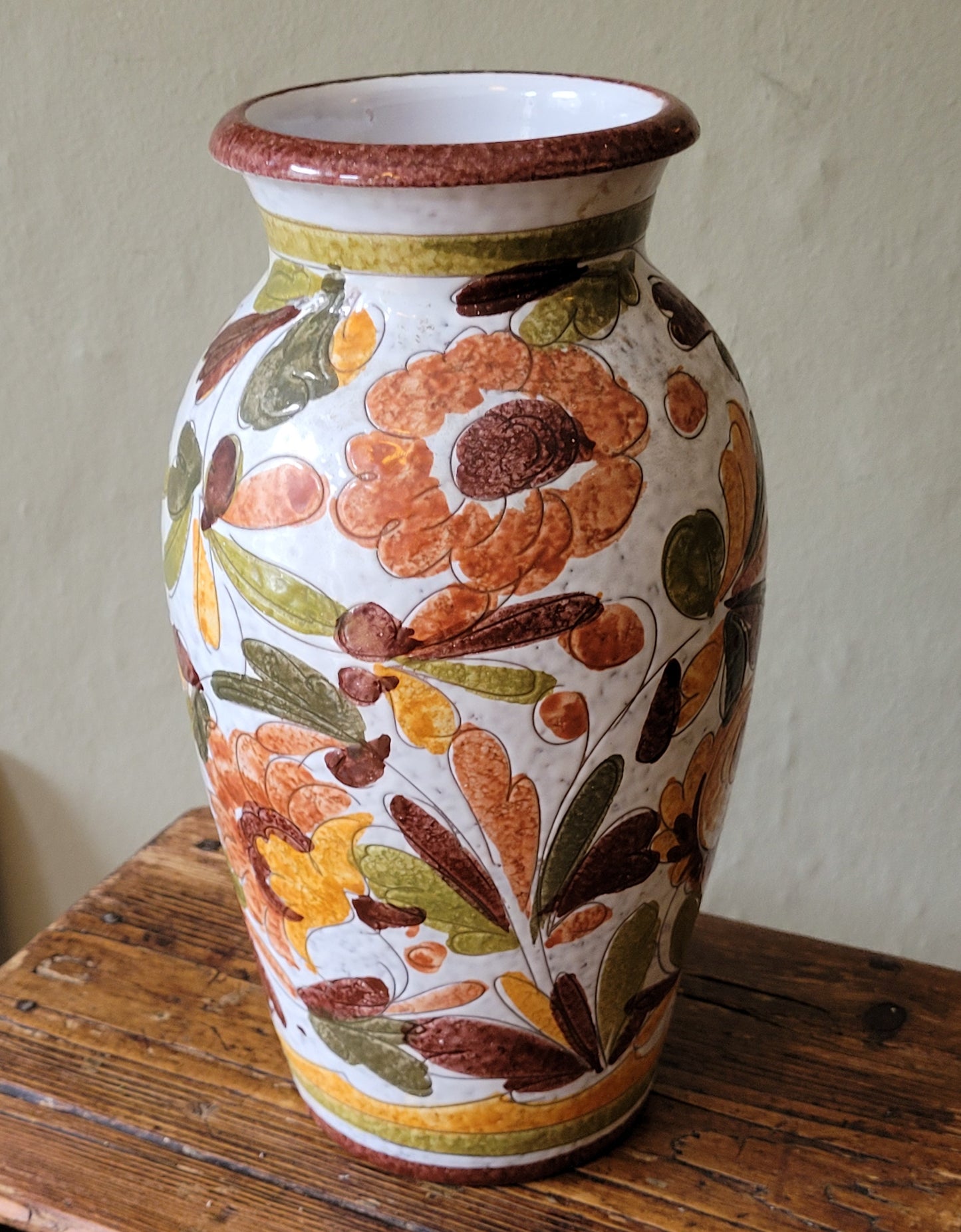 Mid century Italian ceramic vase