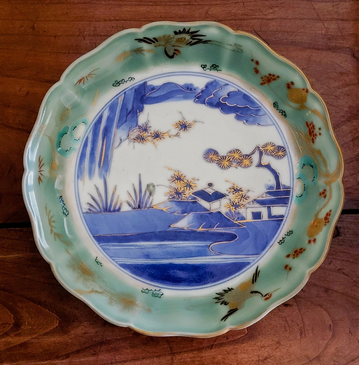 Antique hand painted Japanese Arita plate