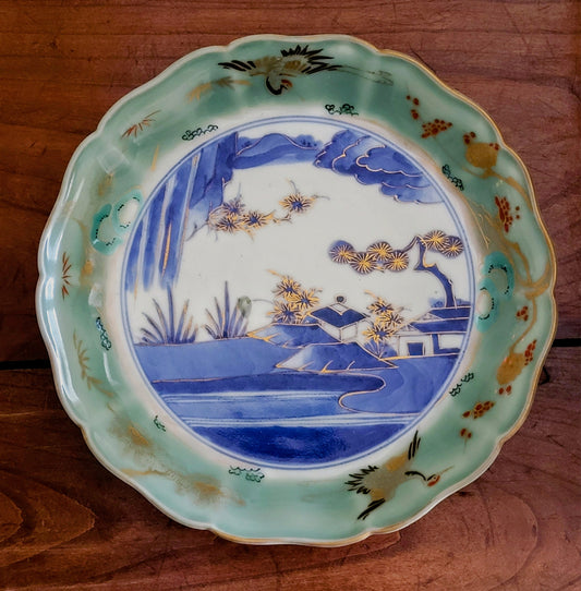 Antique hand painted Japanese Arita plate